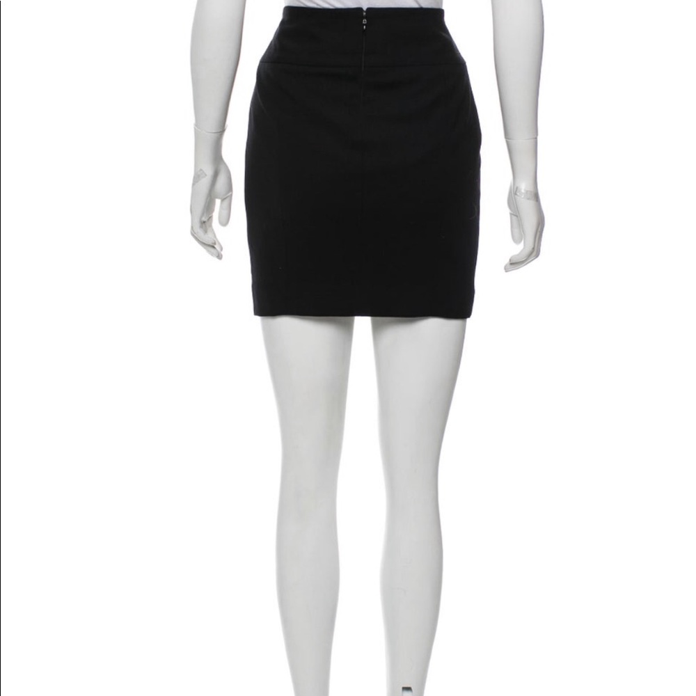 Black Dolce & Gabbana virgin wool mini skirt